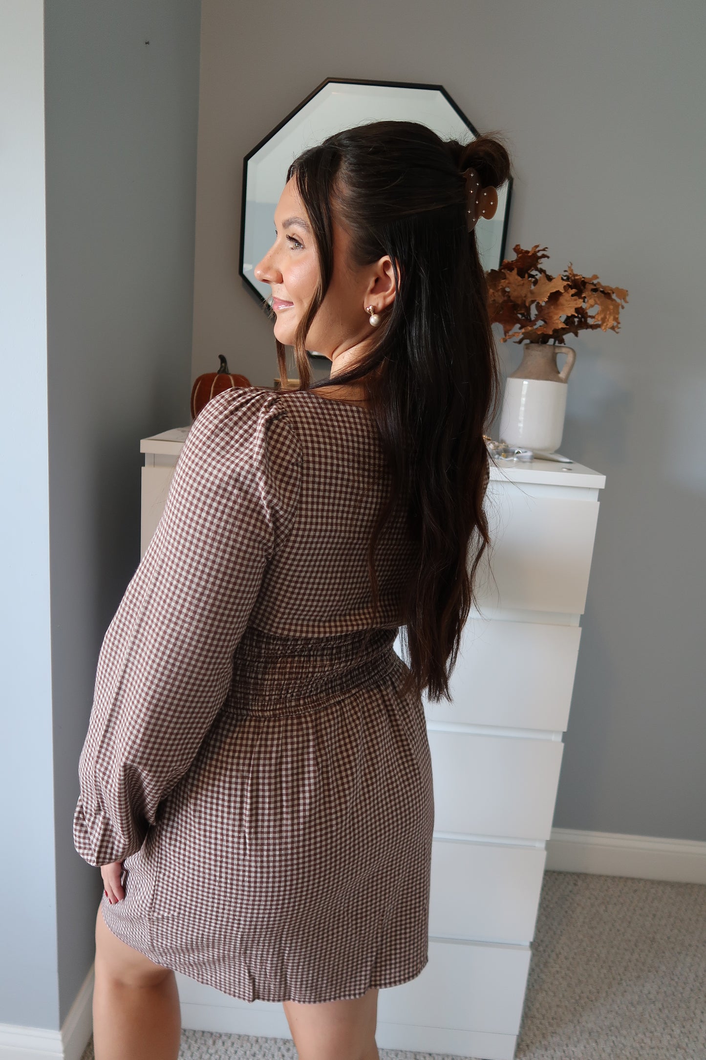 Fallin’ For You Lace Trim Dress