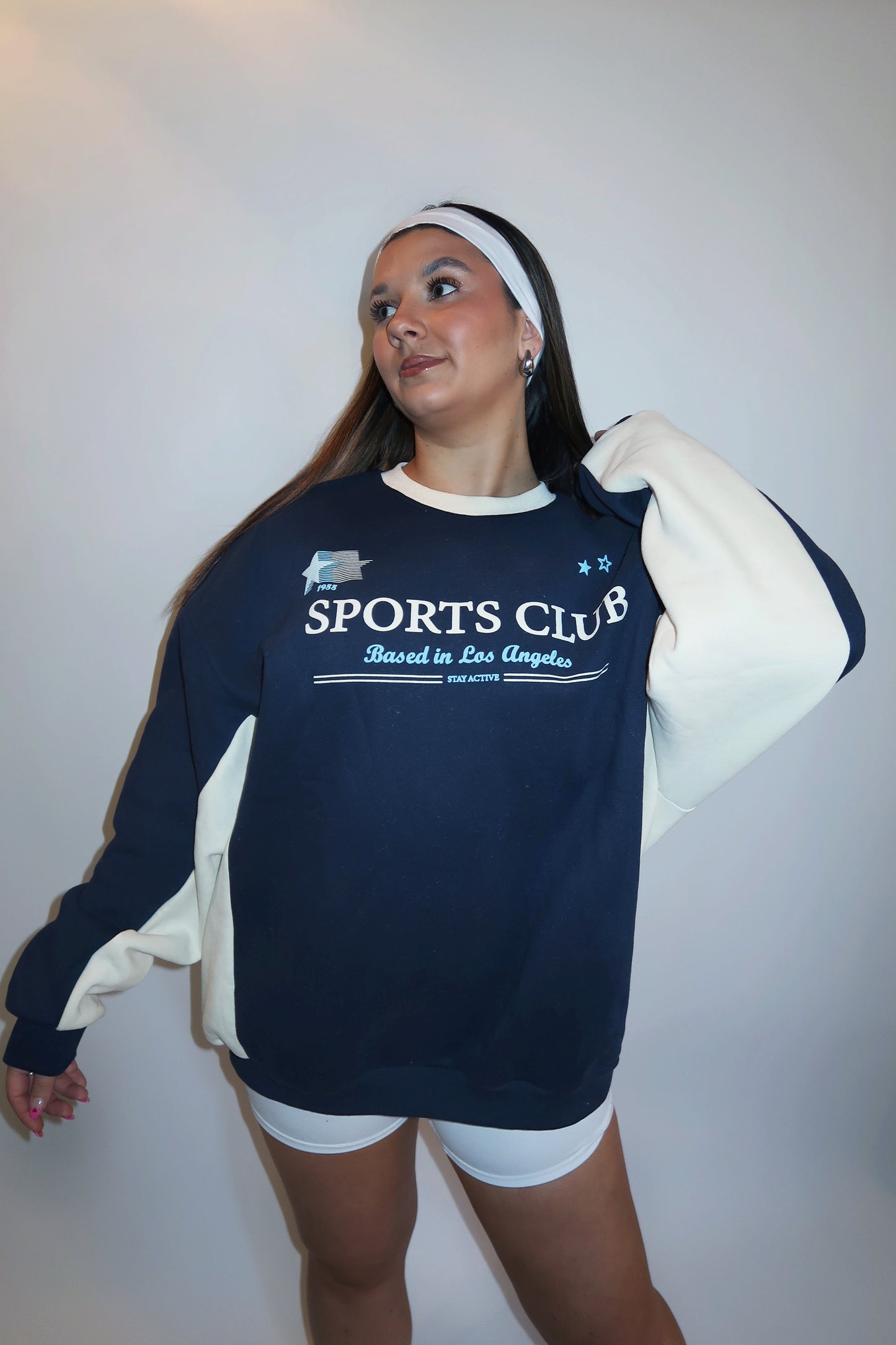 Sporty Gal Sweatshirt - Navy