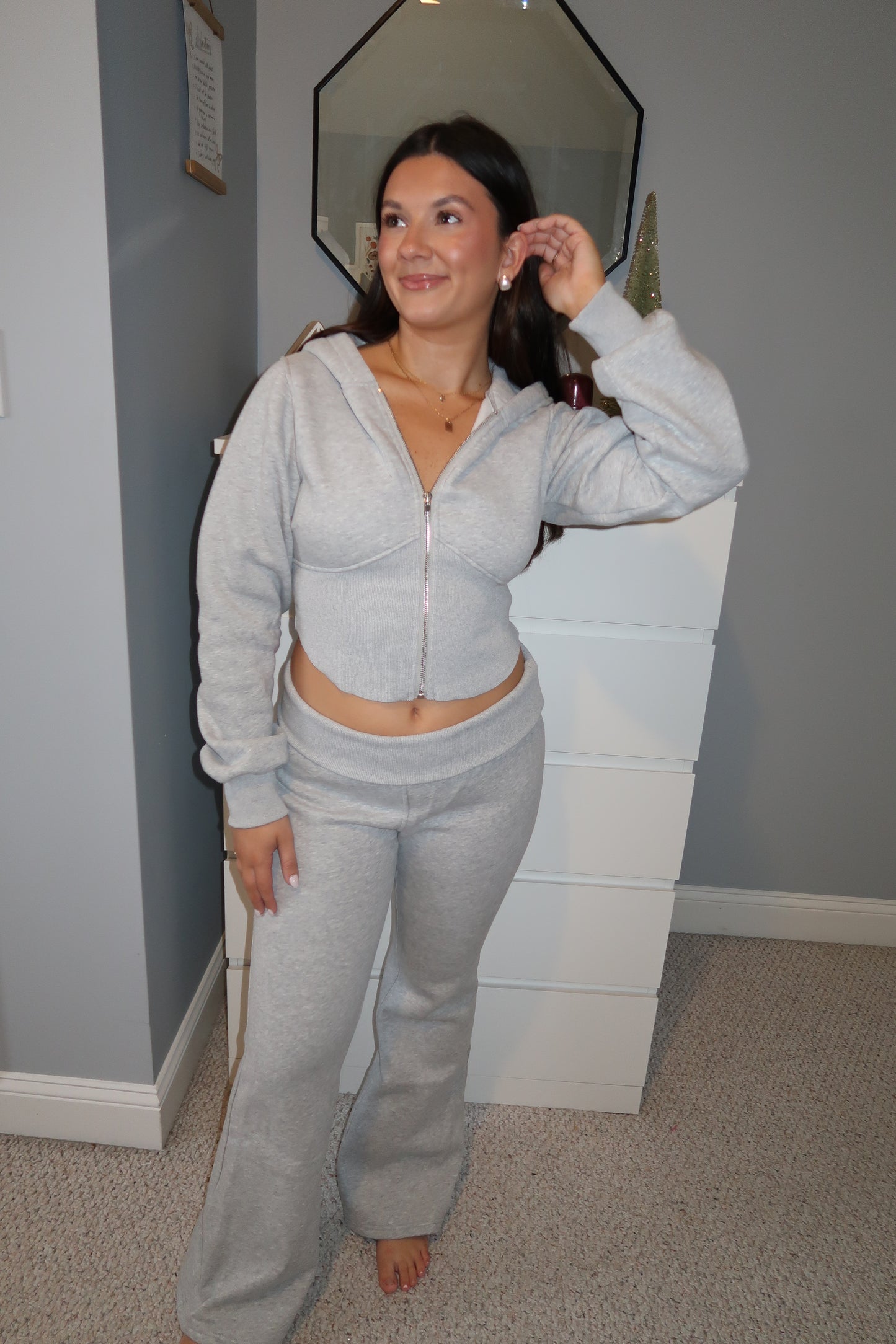 See You Soon Set - Heather Grey