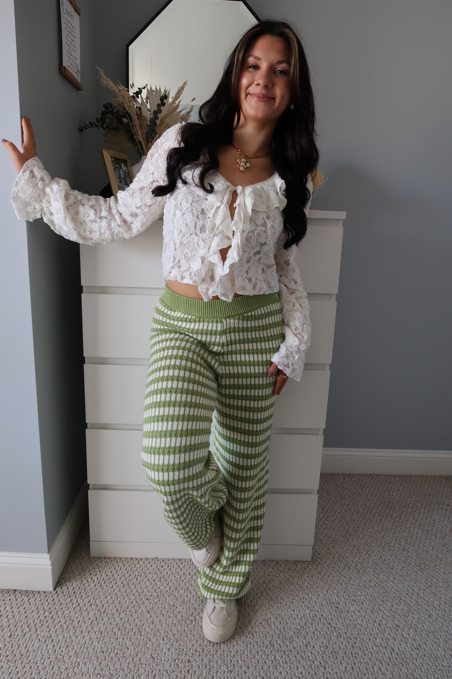 Valley Girl Striped Pants
