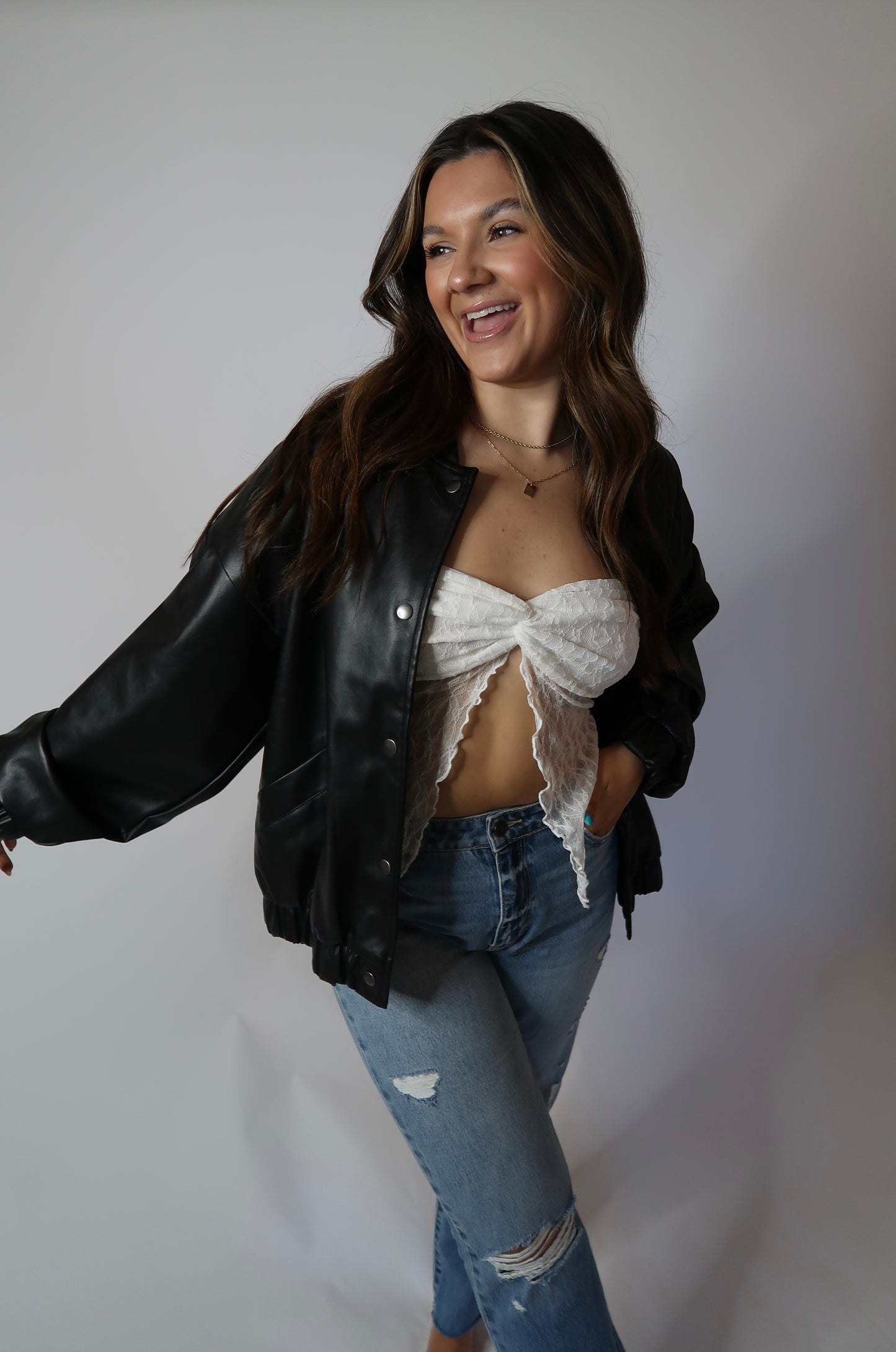 Lacey Tube Top - White