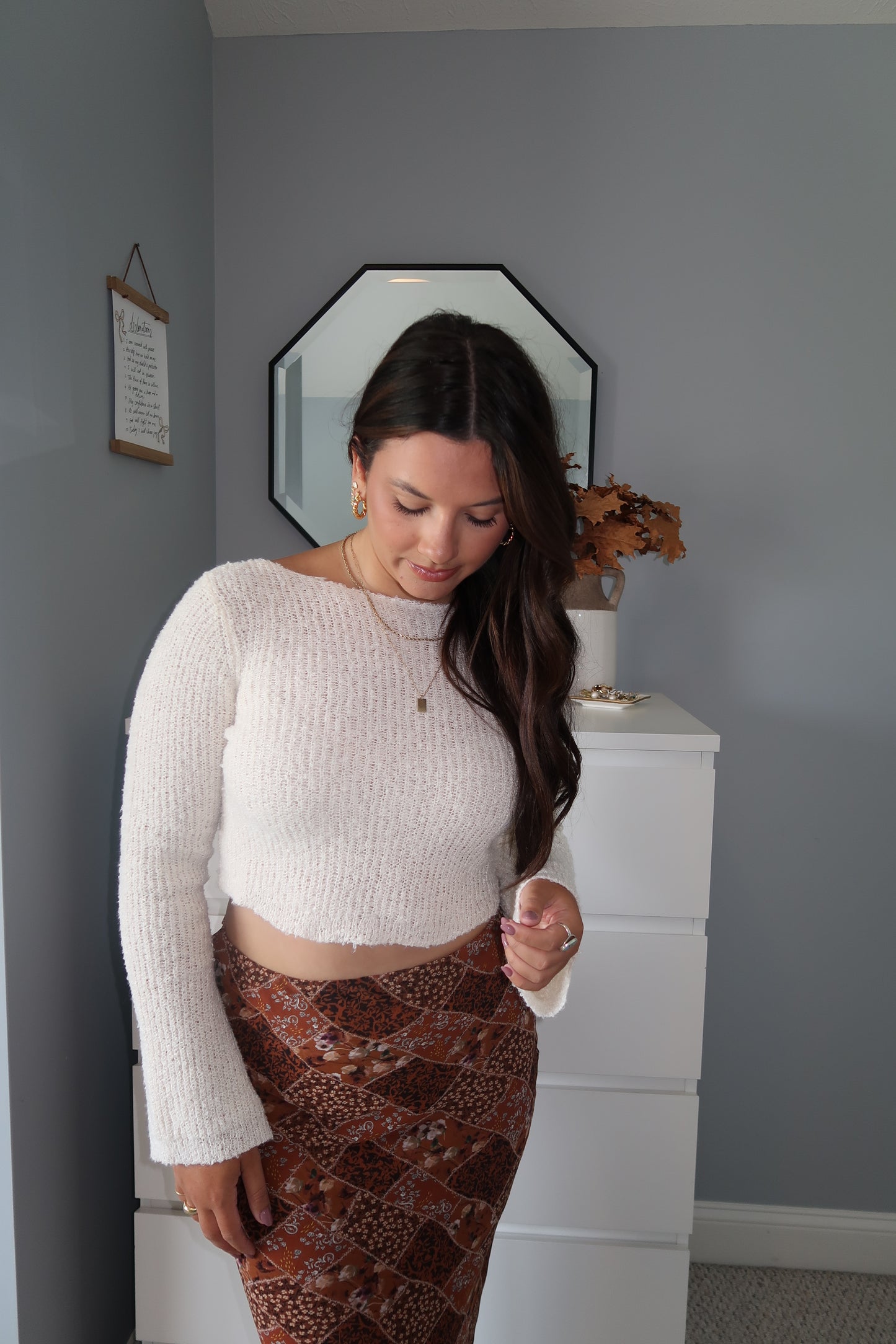 Serena Knit Top - Ivory