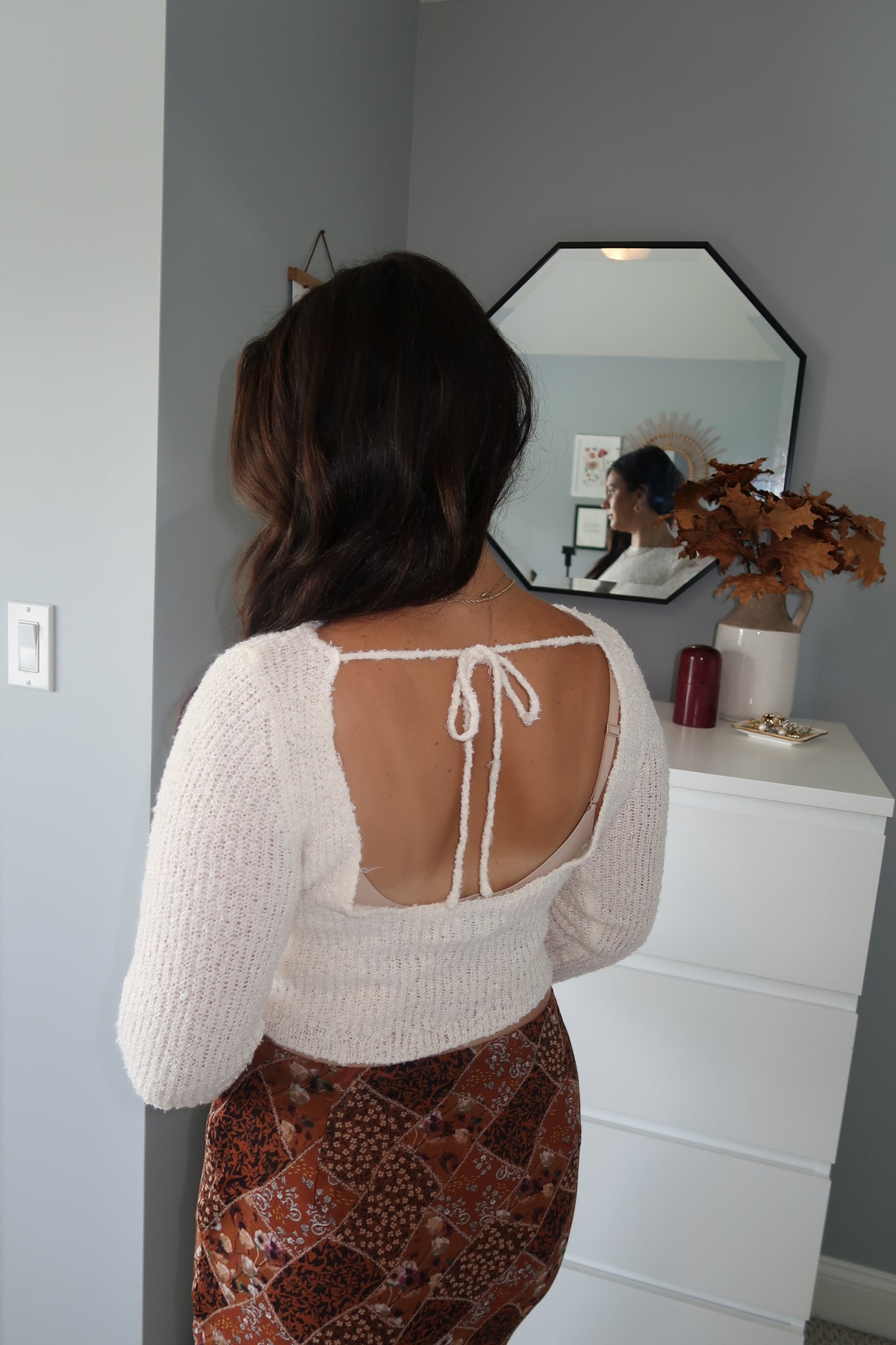Serena Knit Top - Ivory