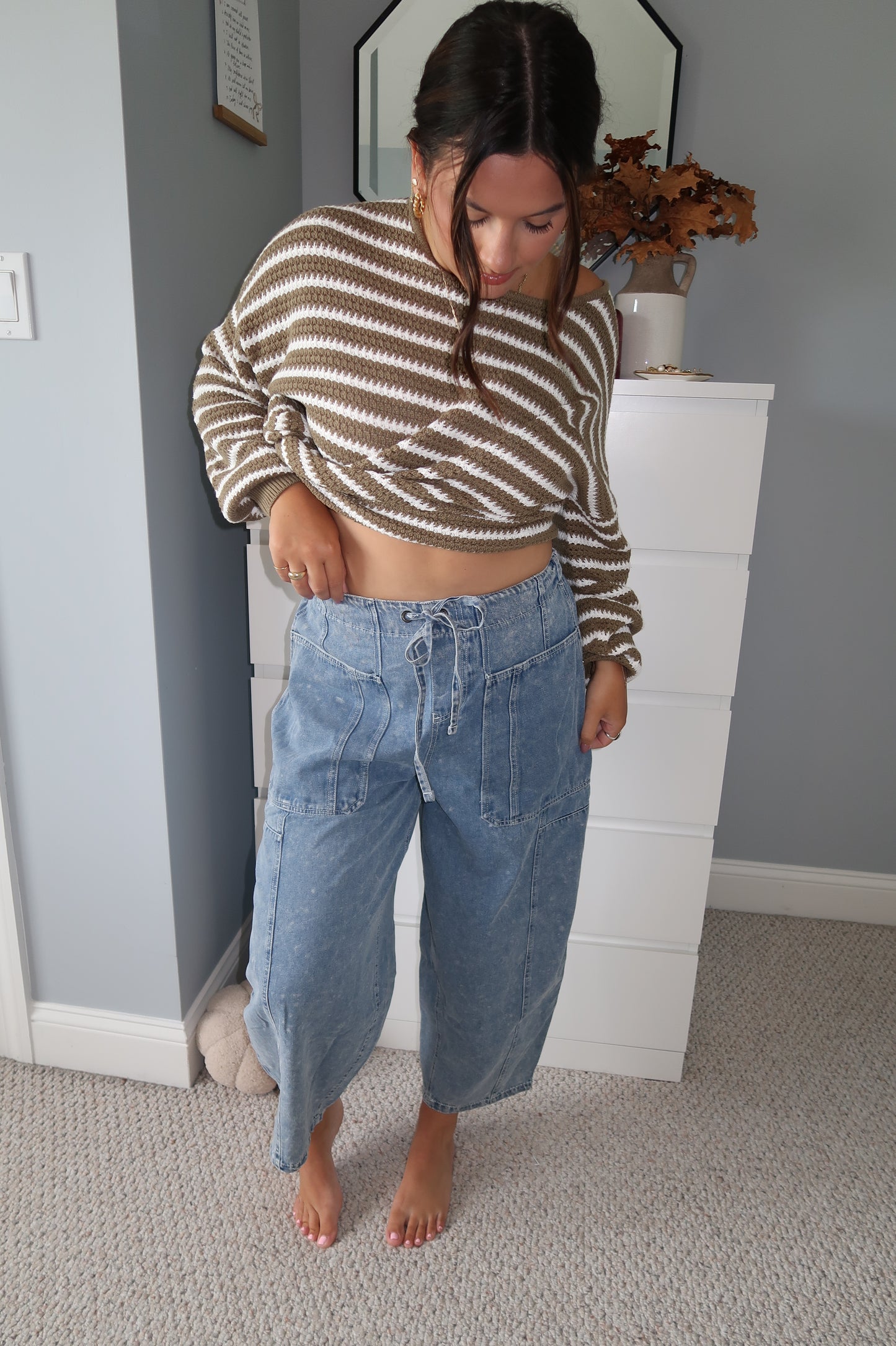 Dream Big Mid Rise Jeans - Medium Denim