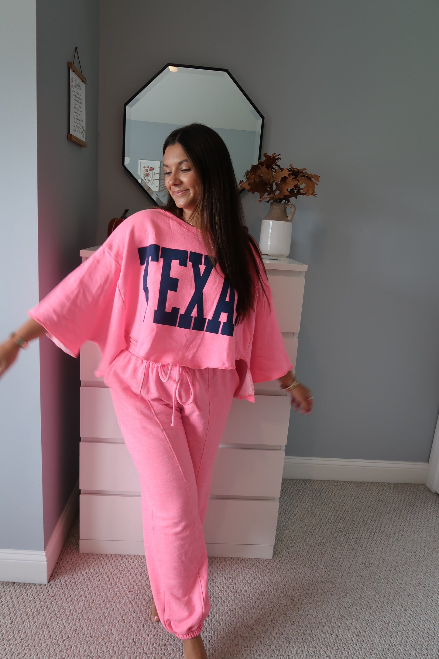 Texas Graphic Set - Pink