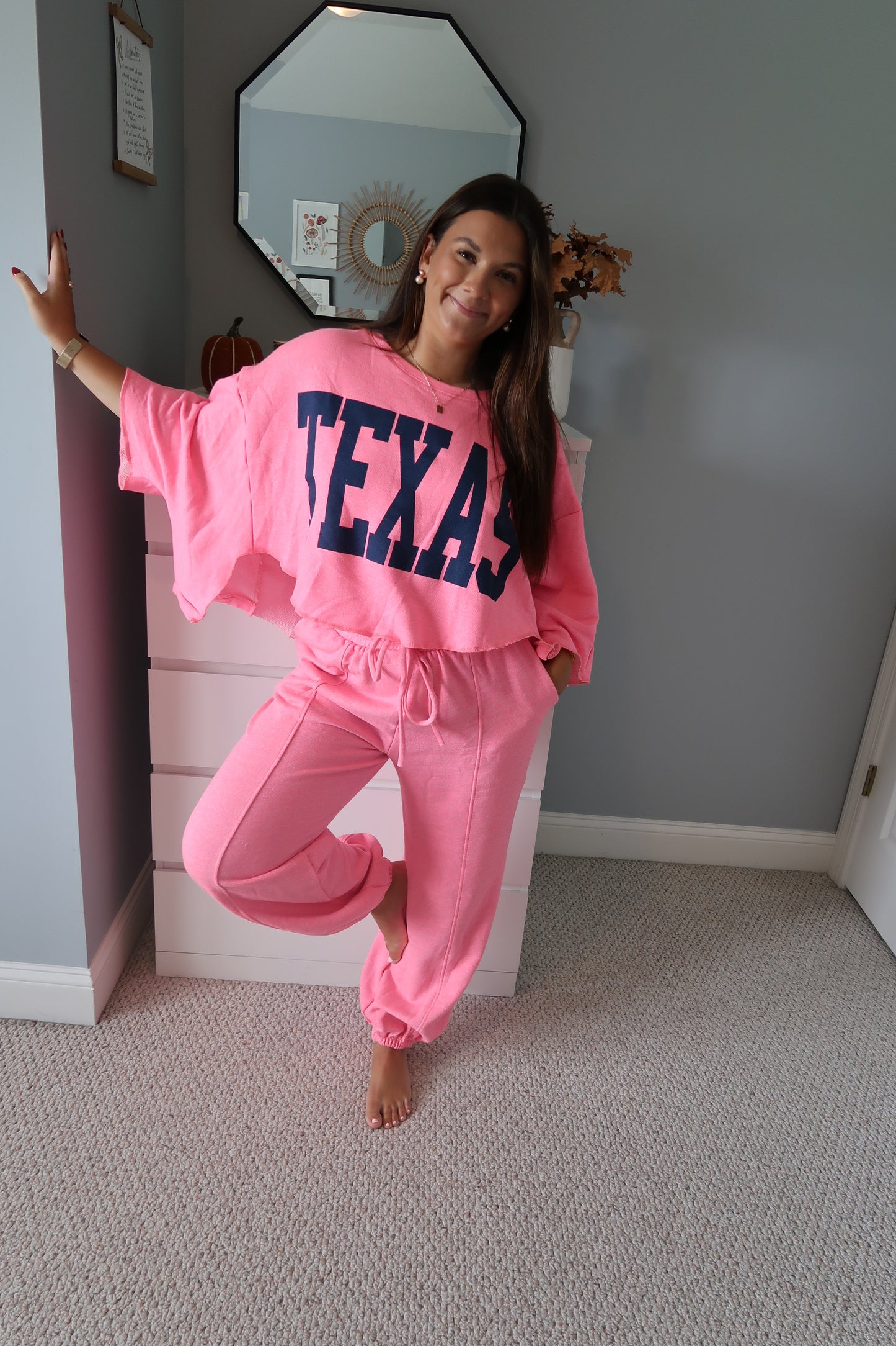 Texas Graphic Set - Pink