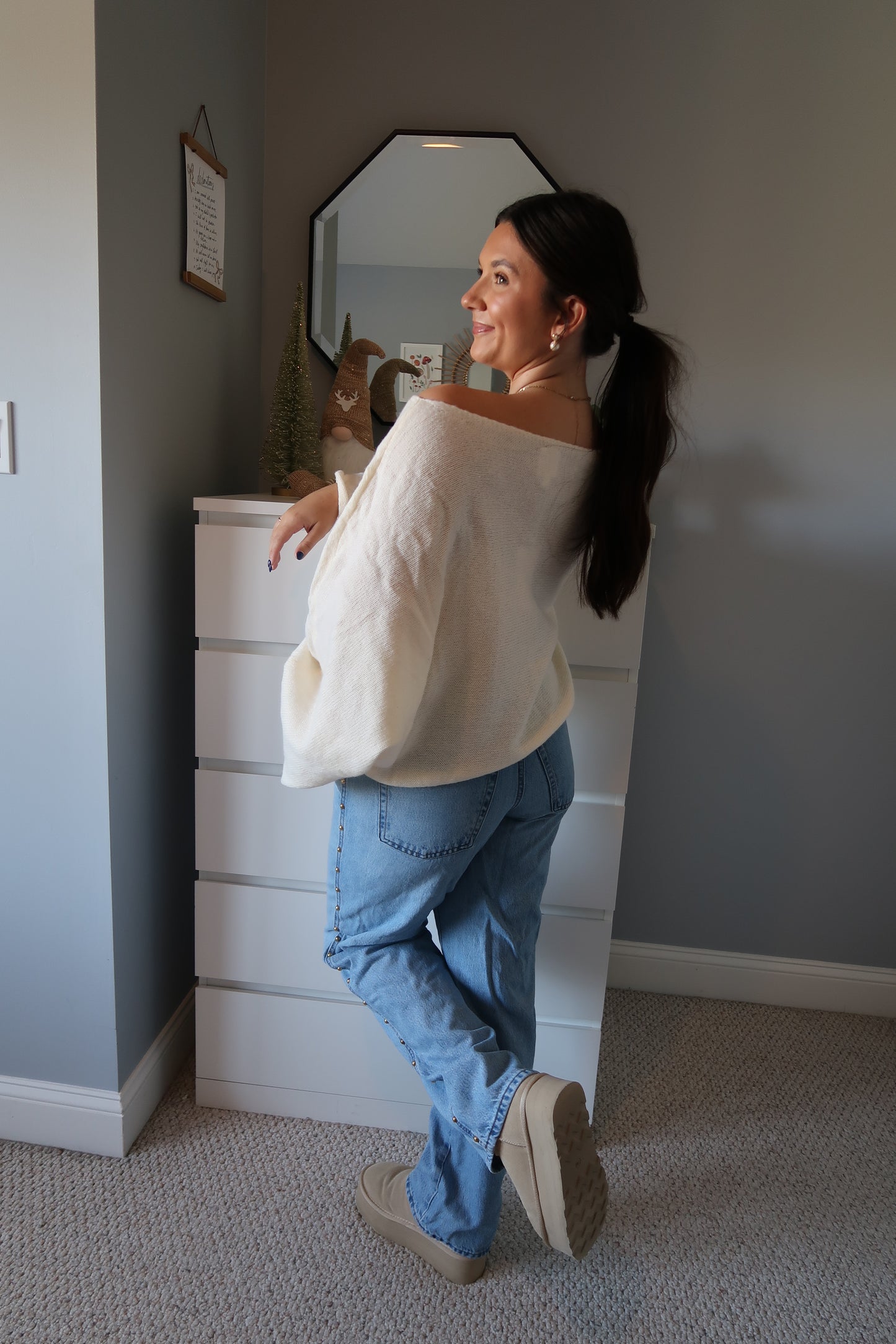 Holiday Cheer Sweater - Ivory