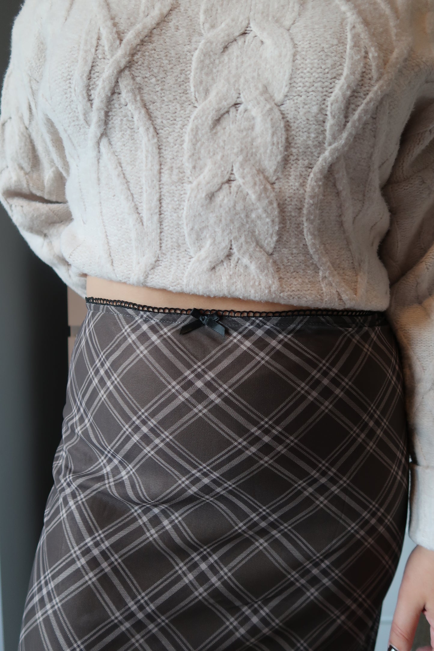Lorelai Plaid Maxi Skirt