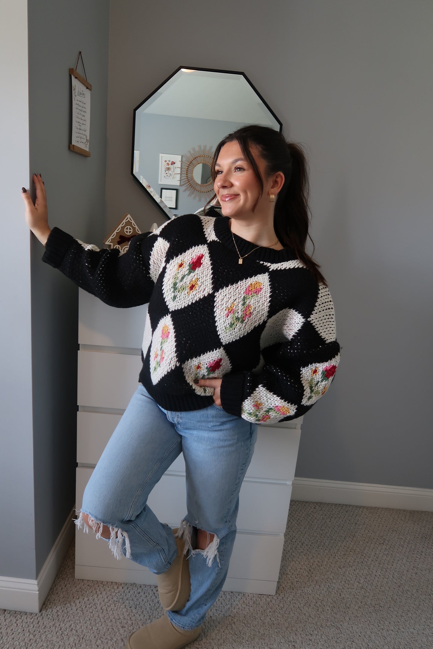 Pickin' Petals Sweater