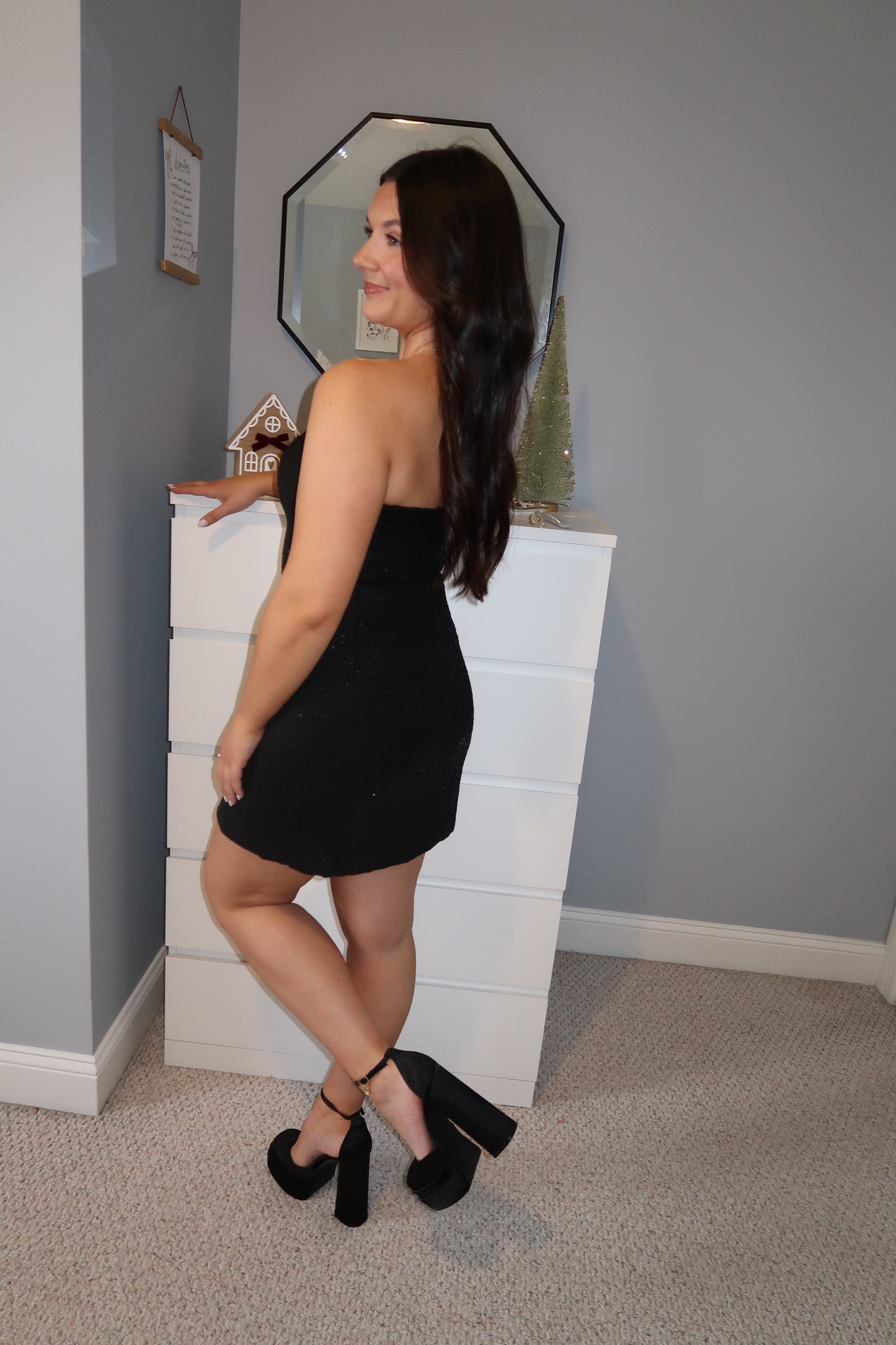 Kiss Me At Midnight Sequin Mini Dress