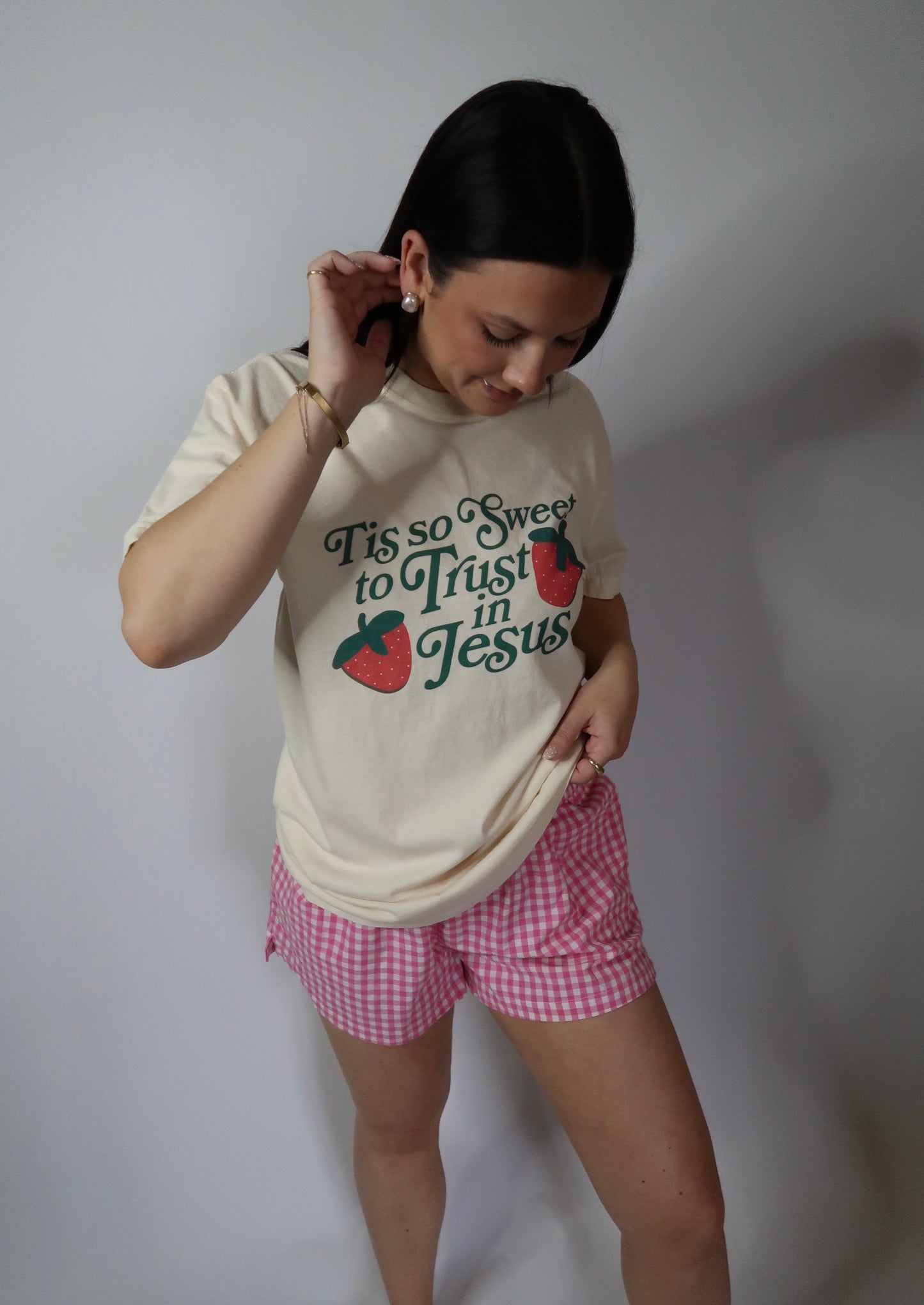 Trust In Him Tee - Ivory
