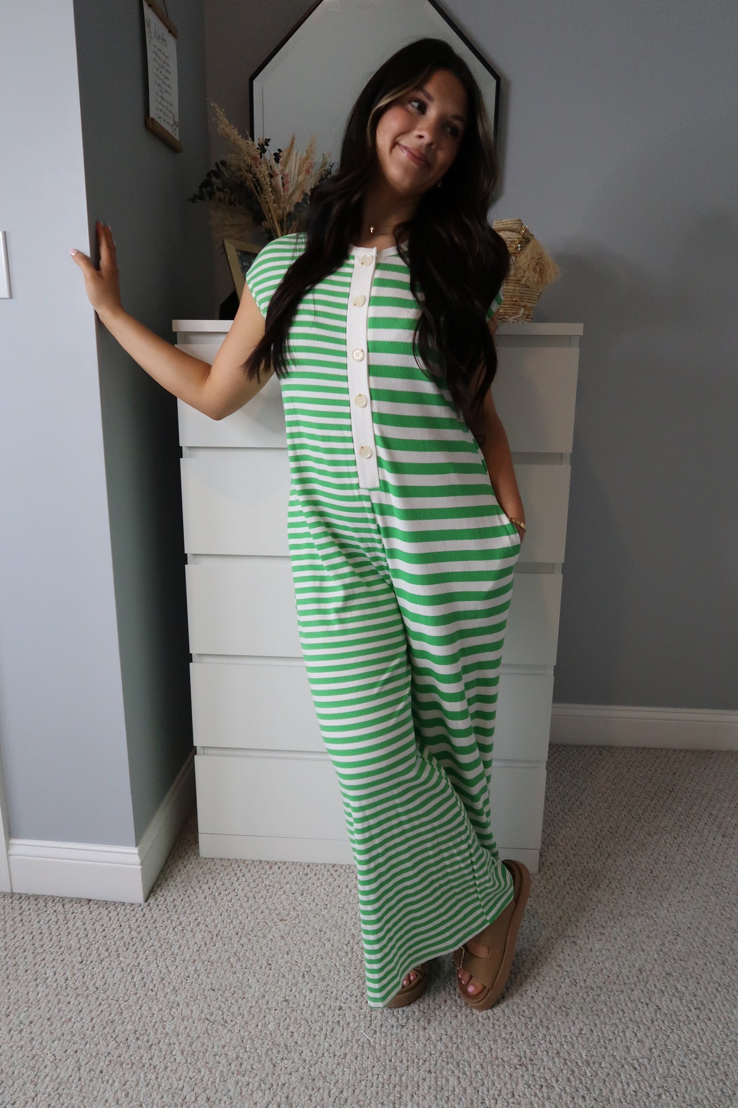 Marina Striped Jumpsuit