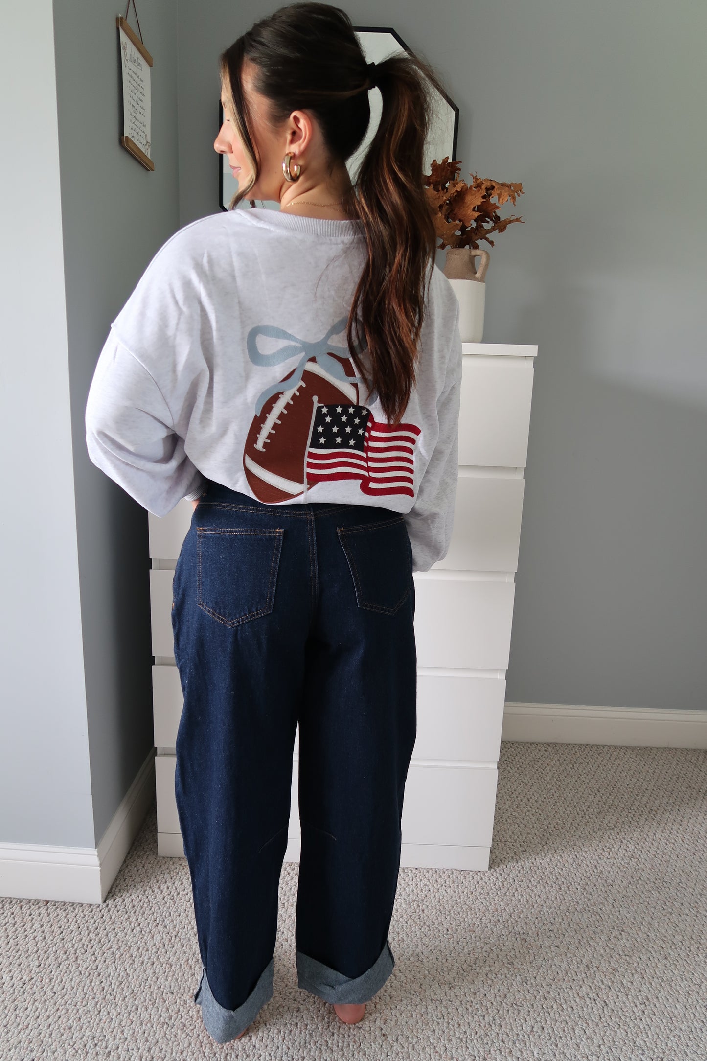 Paige Barrel Jeans - Dark Wash