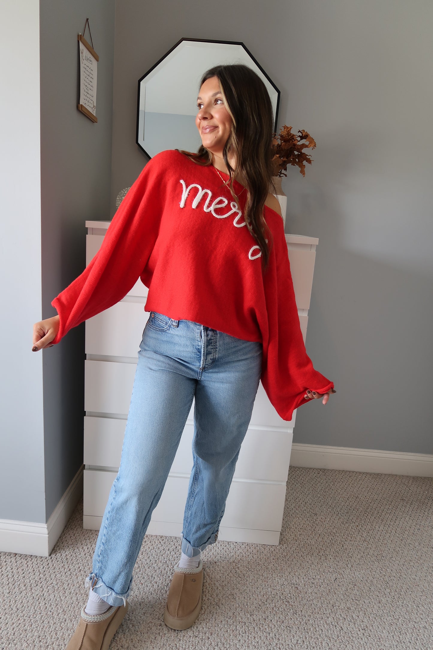 Holiday Cheer Sweater - Red