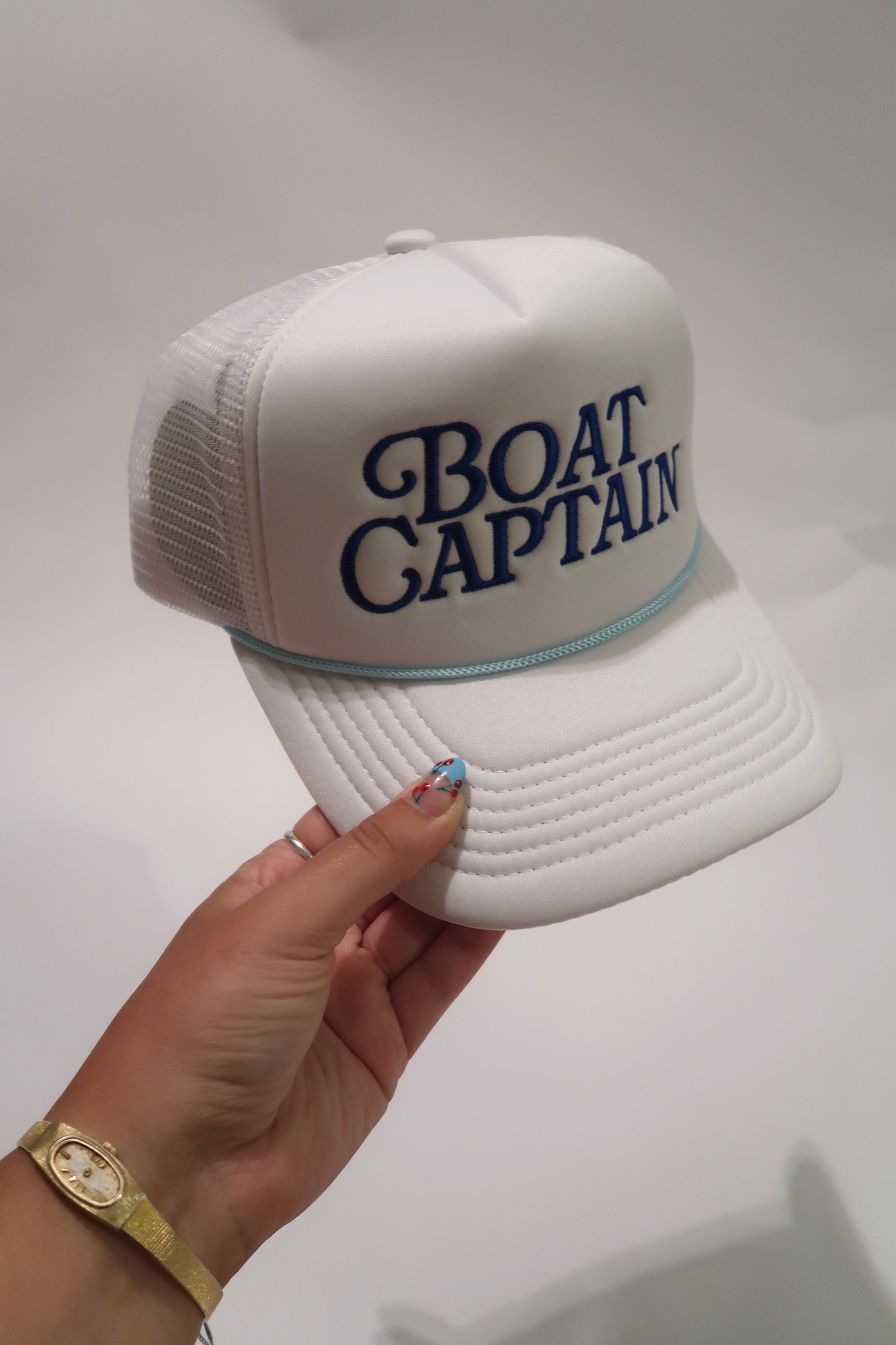 Boat Captain Hat - White