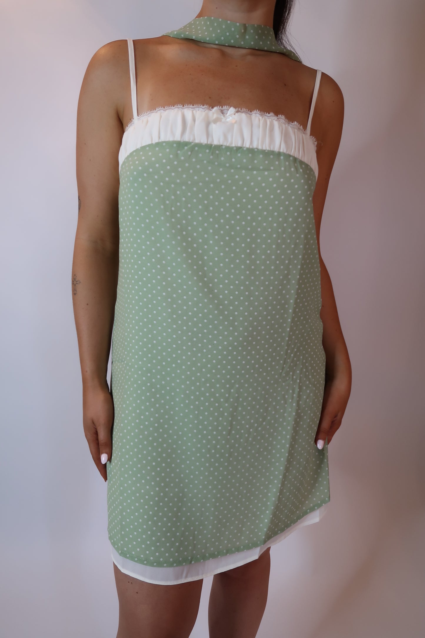 Cynthia Mini Dress - Sage
