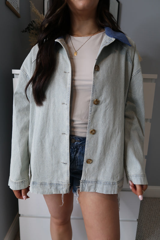 Sailor Striped Barn Jacket