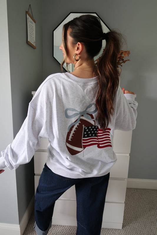 Game Day Crewneck - Heather Grey