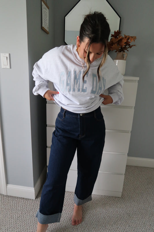 Paige Barrel Jeans - Dark Wash