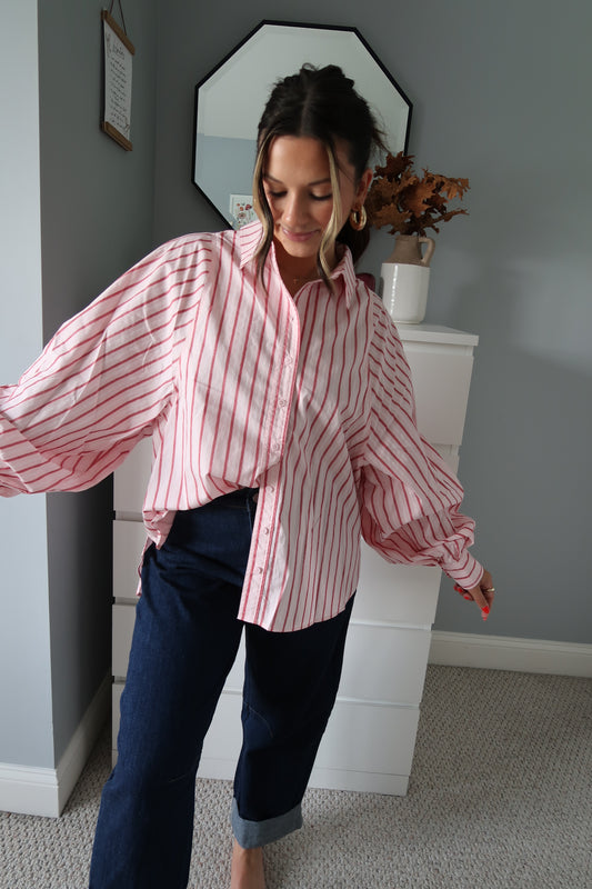 Busy Woman Striped Blouse