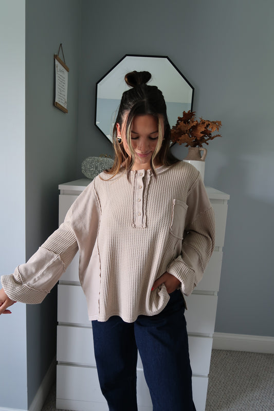 Alex Henley Top - Tan