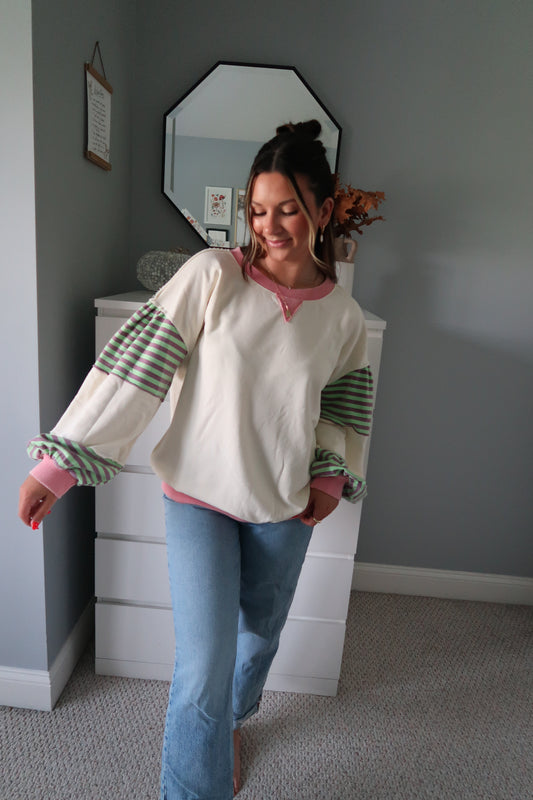 Frankie Striped Pullover