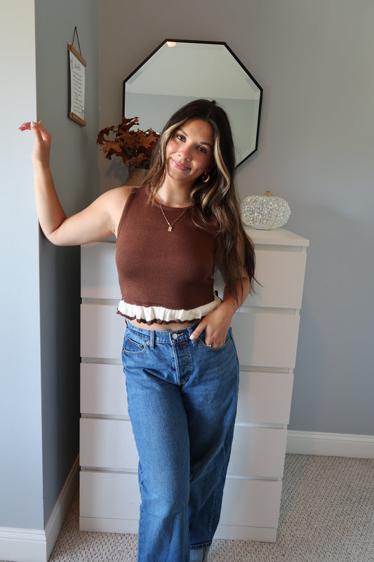 Scarlett Ruffle Top