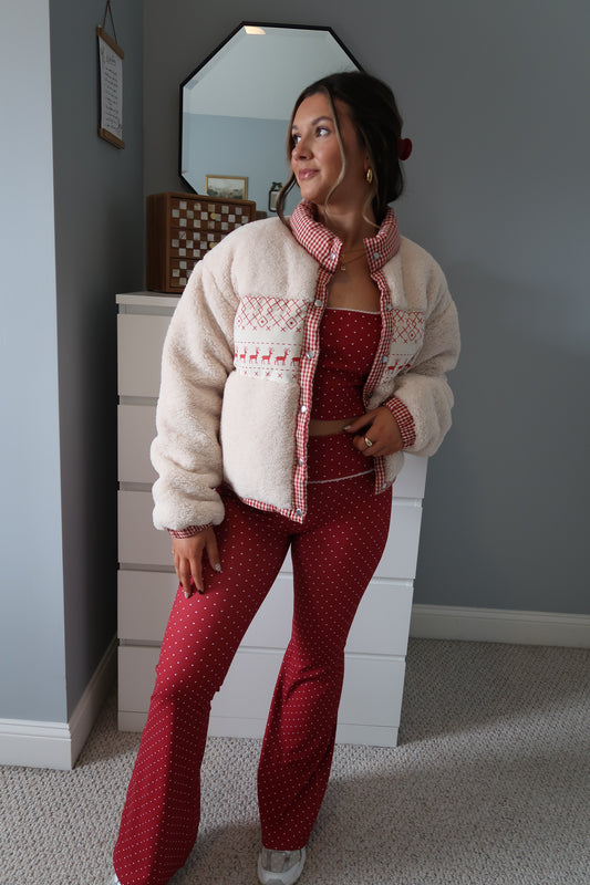 Tis The Season Sherpa Jacket