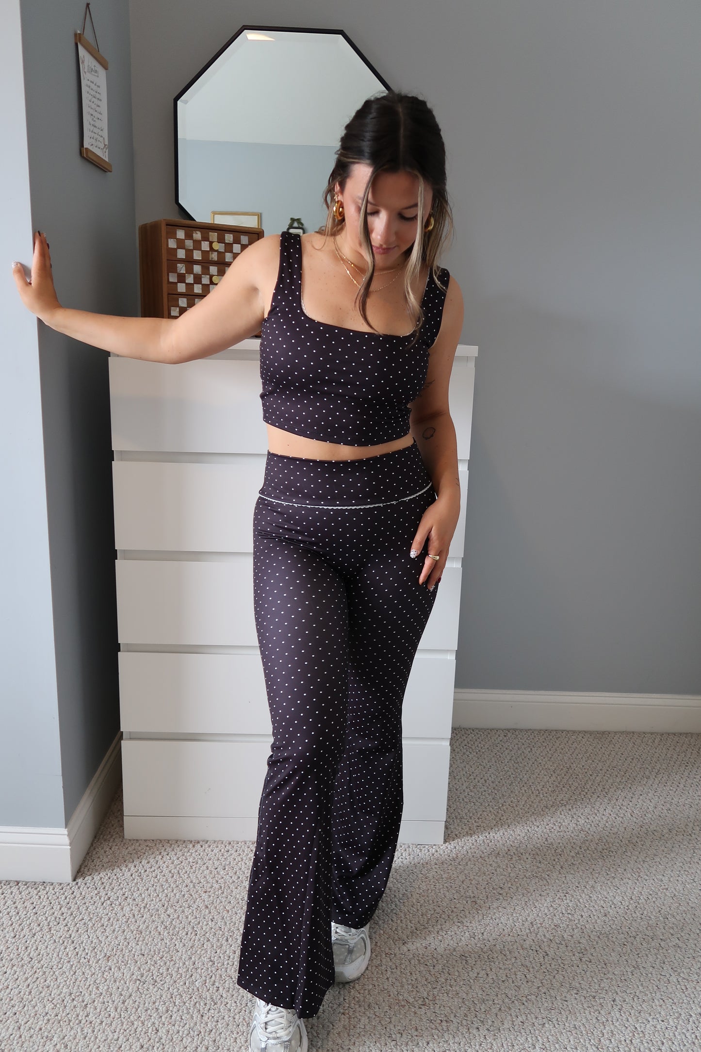 Perfect Match Polka Dot Set - Black