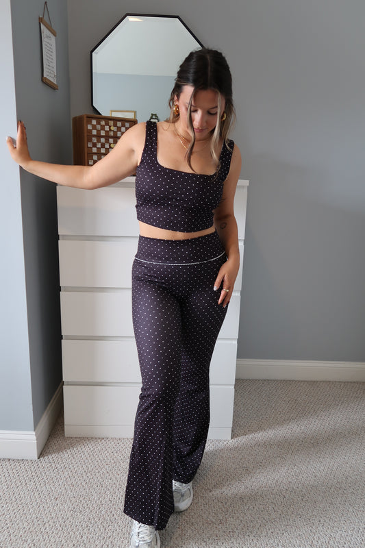 Perfect Match Polka Dot Set - Black