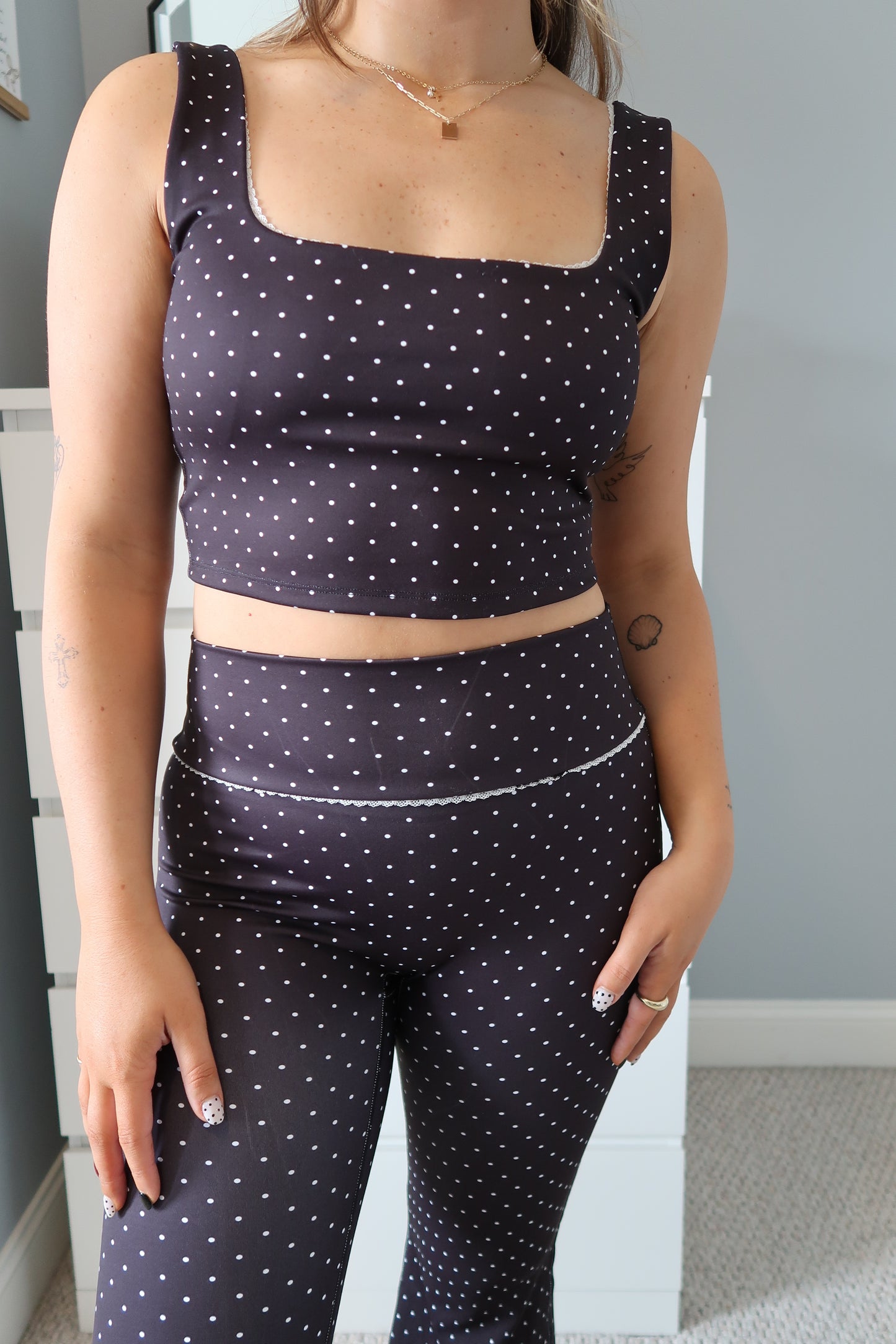 Perfect Match Polka Dot Set - Black