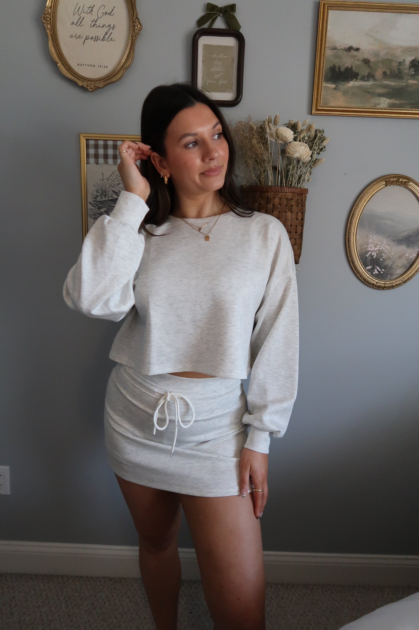 Chandler Skort Set - Grey